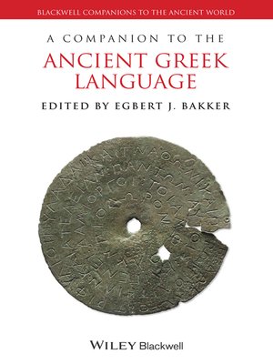 cover image of A Companion to the Ancient Greek Language